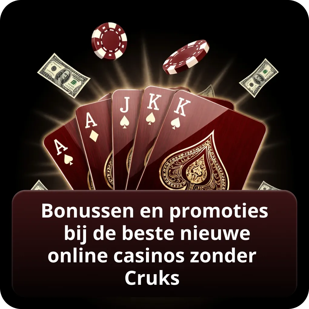 Bonussen en promoties bij de beste nieuwe online casinos zonder Cruks