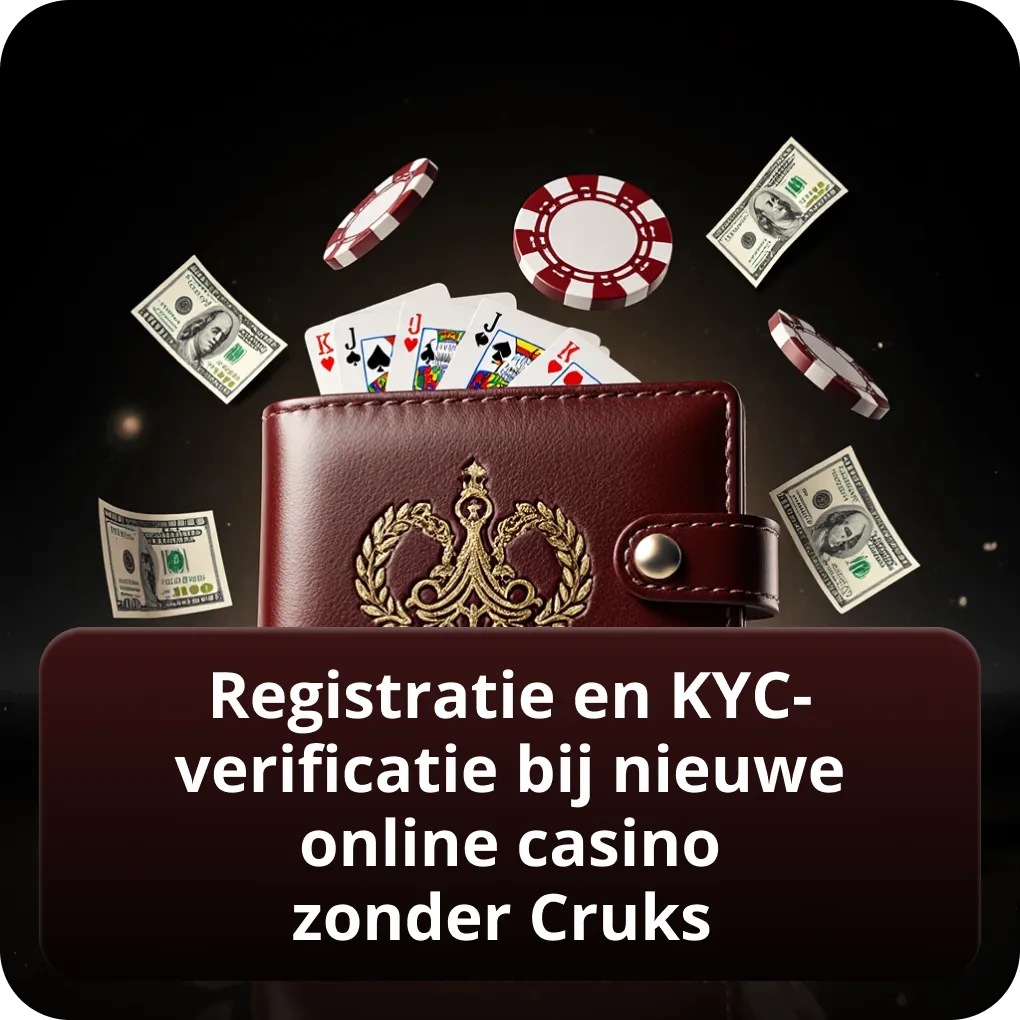 Registratie en KYC-verificatie bij nieuwe online casino zonder Cruks