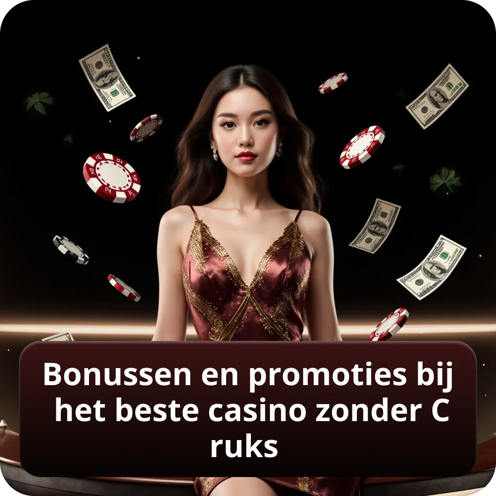 Bonussen en promoties bij het beste casino zonder Cruks