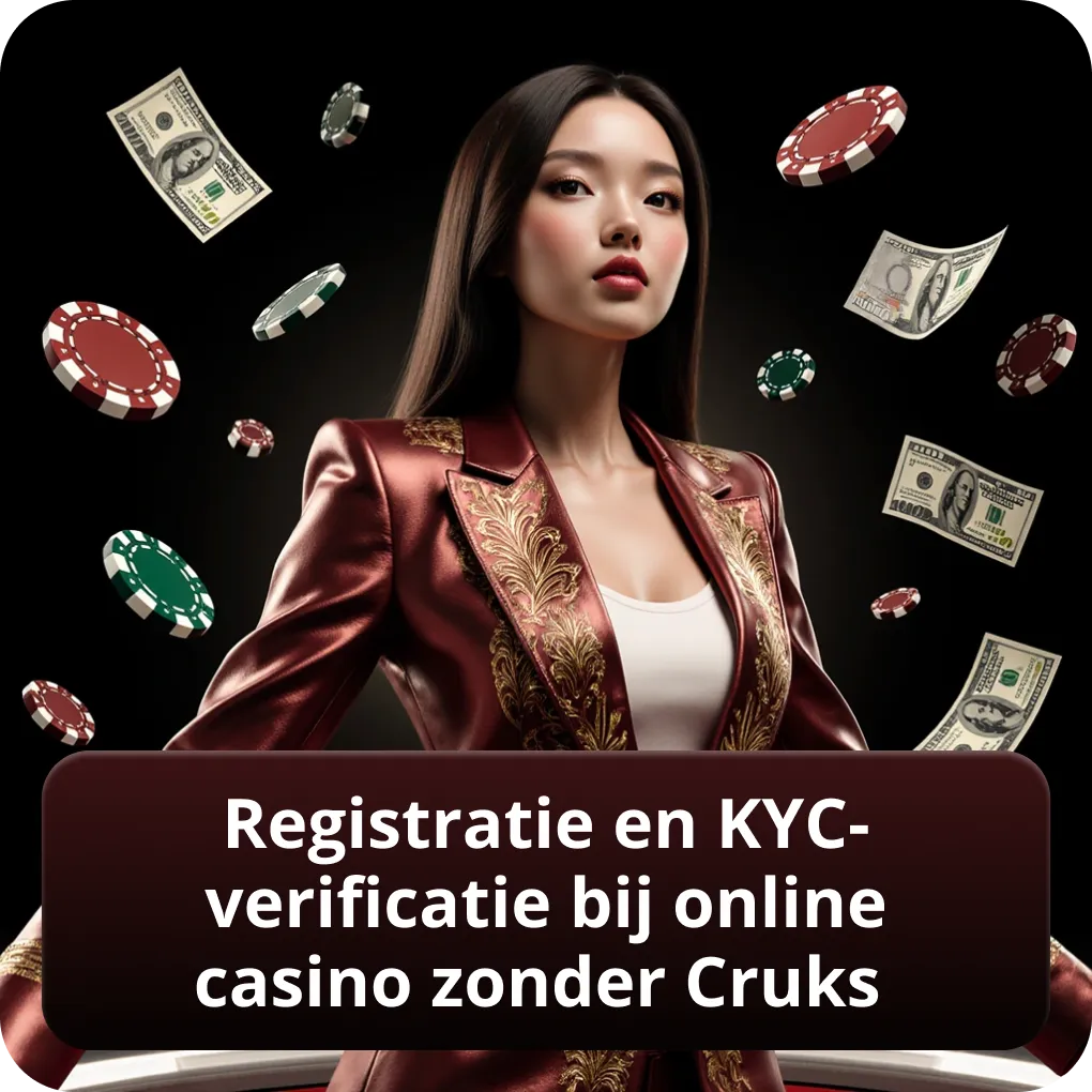 Registratie en KYC-verificatie bij online casino zonder Cruks