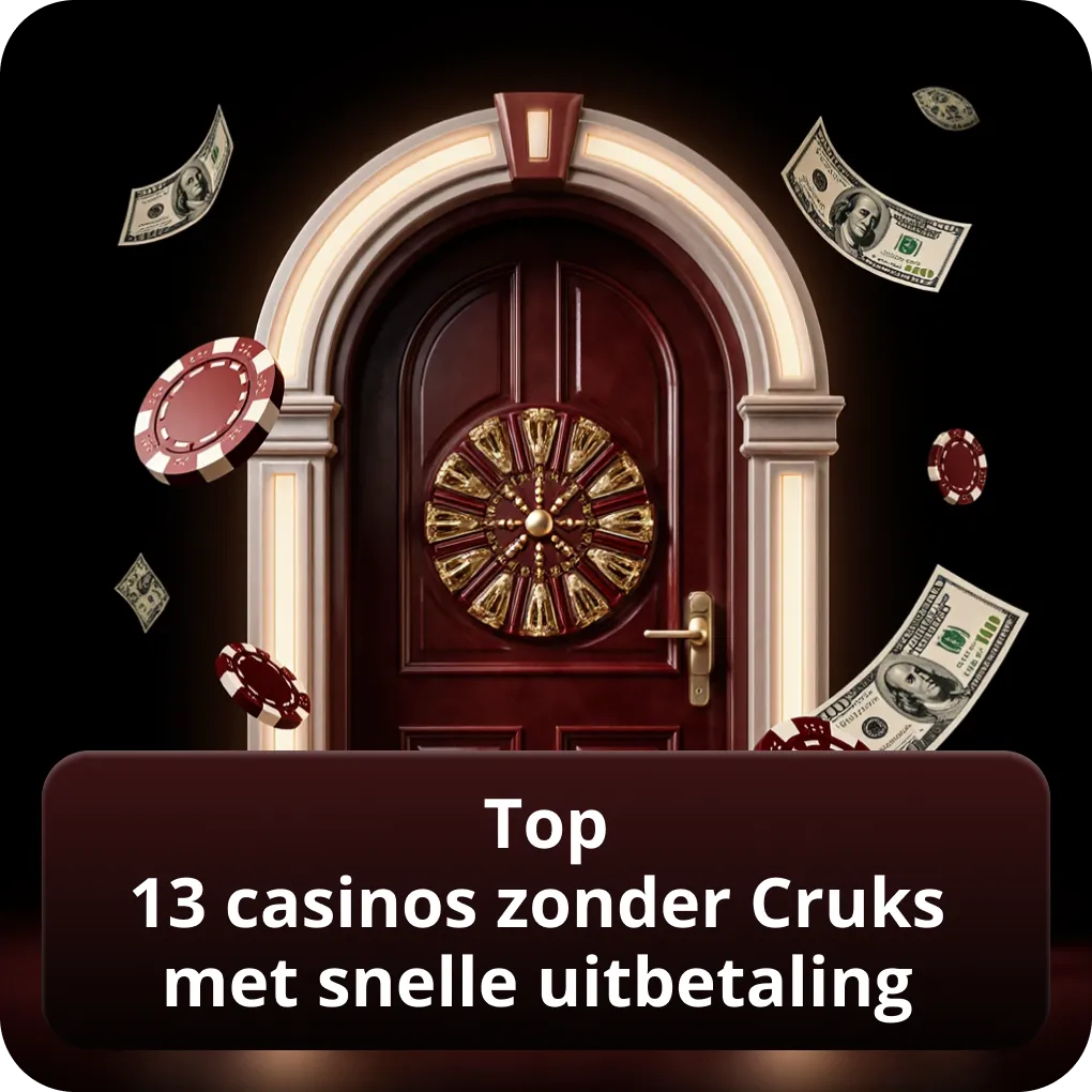 Top 13 casinos zonder Cruks met snelle uitbetaling